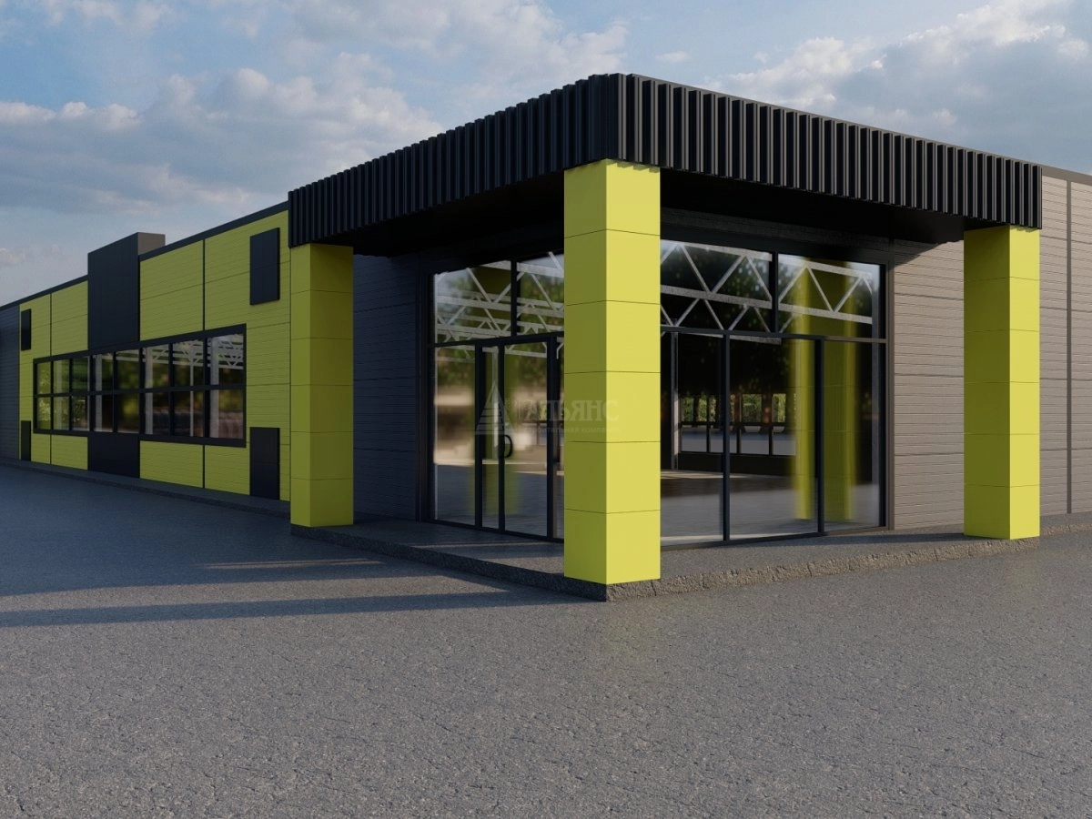 3D визуализация Магазин из сэндвич-панелей - фото 11